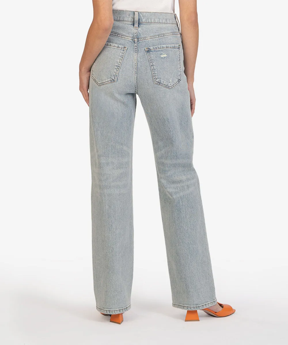 Kut Jeans | Sienna High-Rise Wide-Leg Denim | Dedication Wash