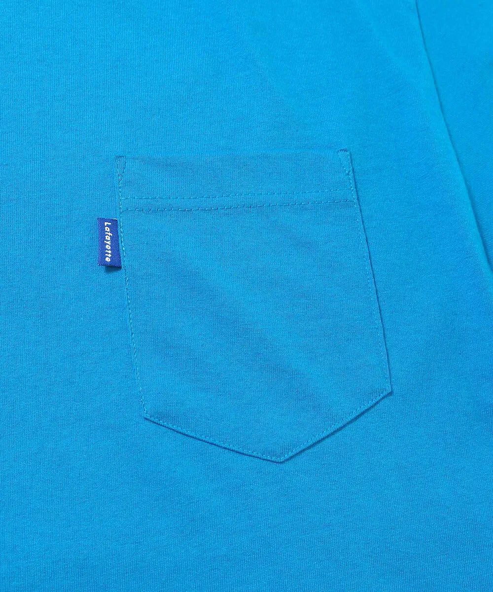 Lafayette Highest Pocket S/S Tee Light Blue