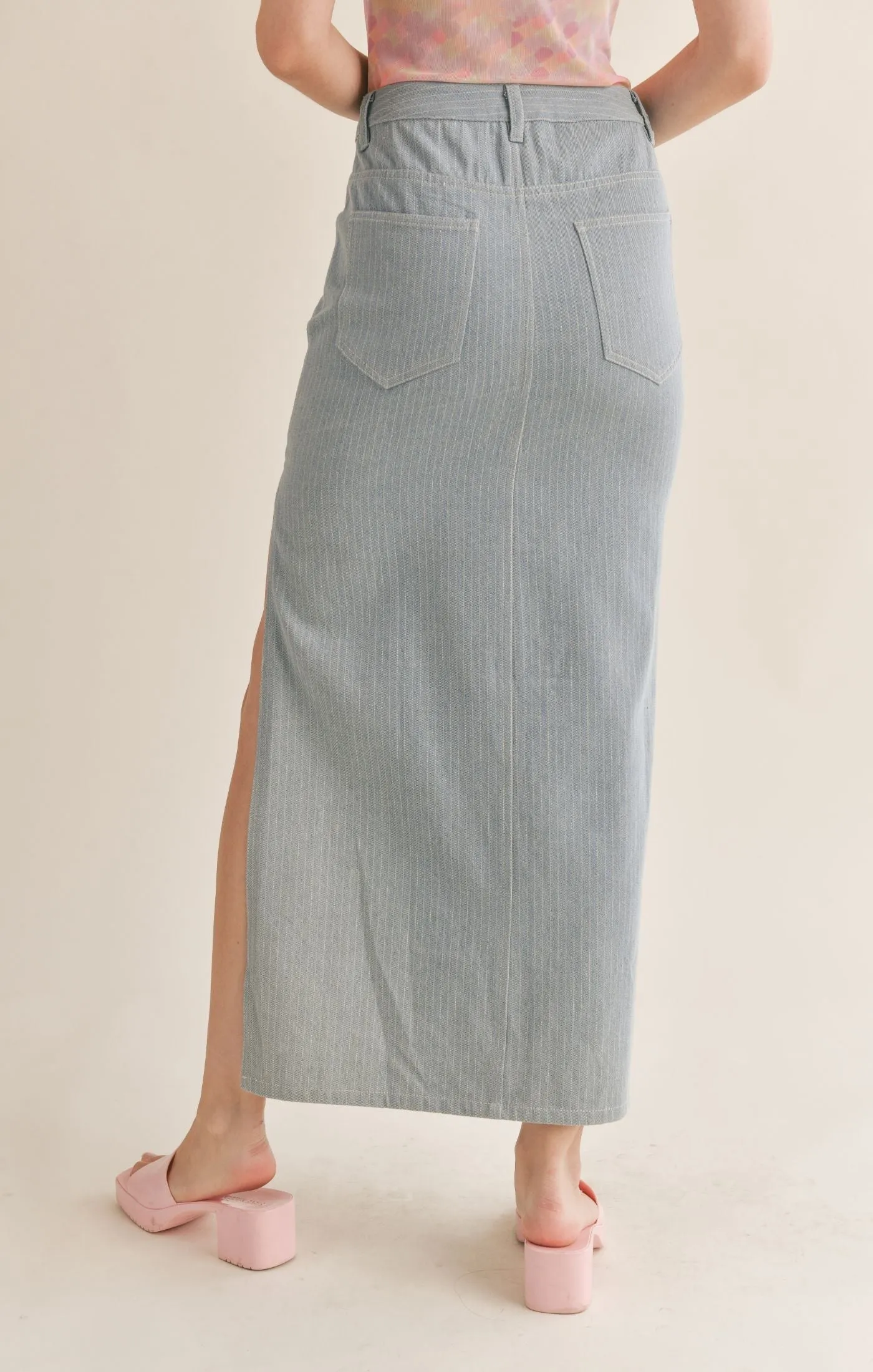 Locals Only Denim Maxi Denim Skirt