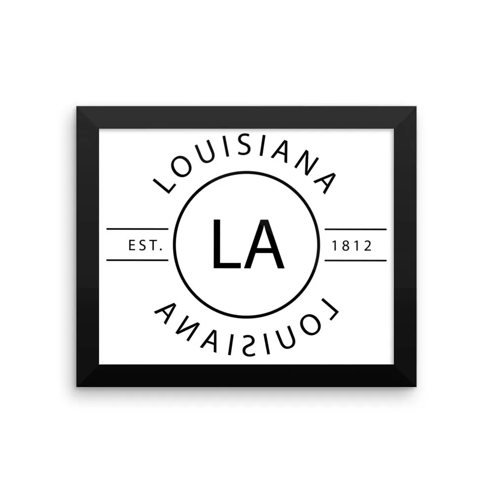 Louisiana - Framed Print - Reflections