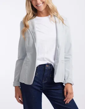 Maha Sequin Jacket - Pearl Grey