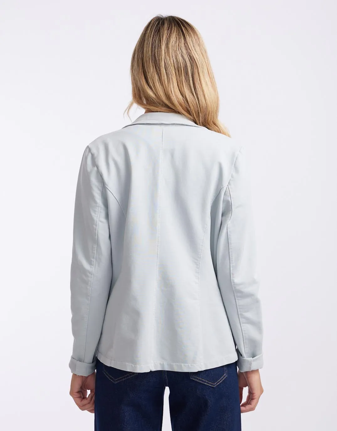 Maha Sequin Jacket - Pearl Grey