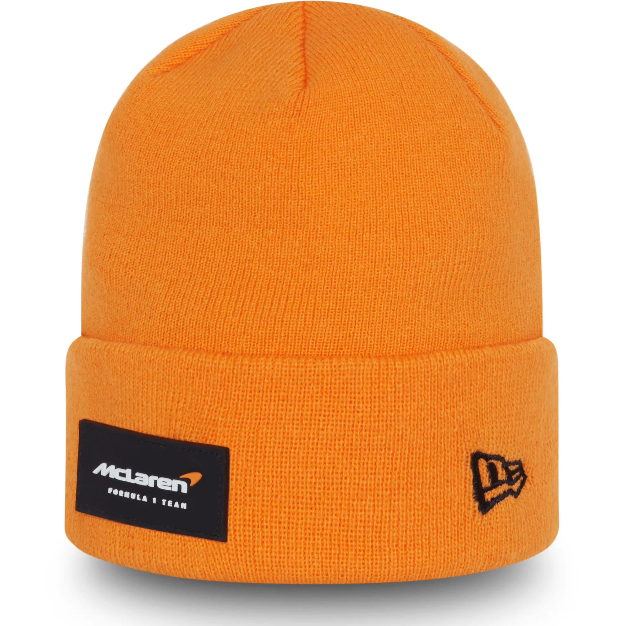 McLaren F1 New Era Essential Cuff Beanie- Papaya/Anthracite