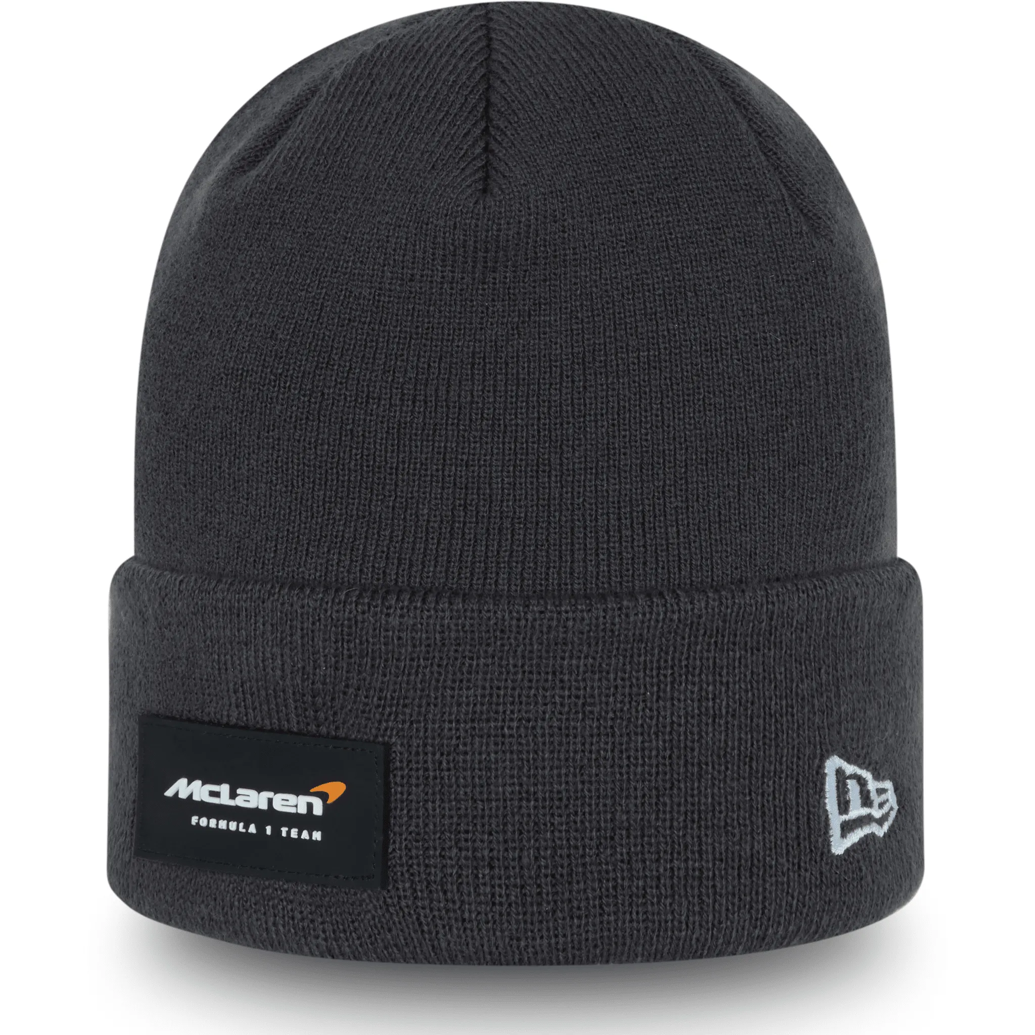 McLaren F1 New Era Essential Cuff Beanie- Papaya/Anthracite