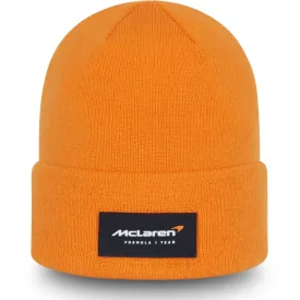 McLaren F1 New Era Essential Cuff Beanie- Papaya/Anthracite