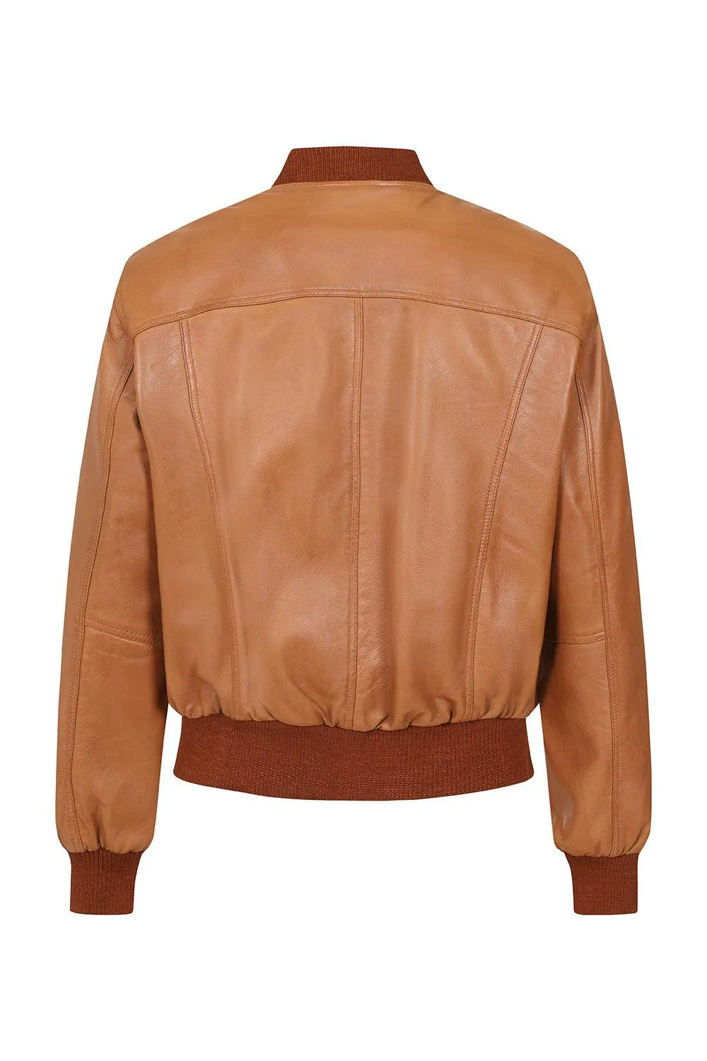 MEN’S Classic Genuine Leather Jacket - BOMBER