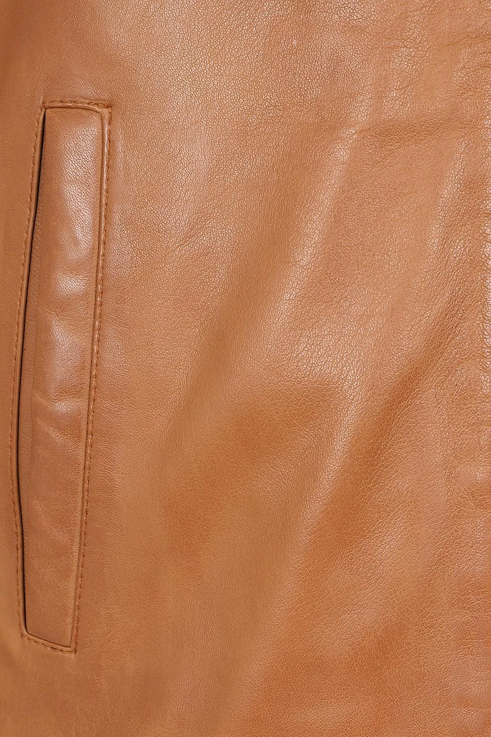 MEN’S Classic Genuine Leather Jacket - BOMBER