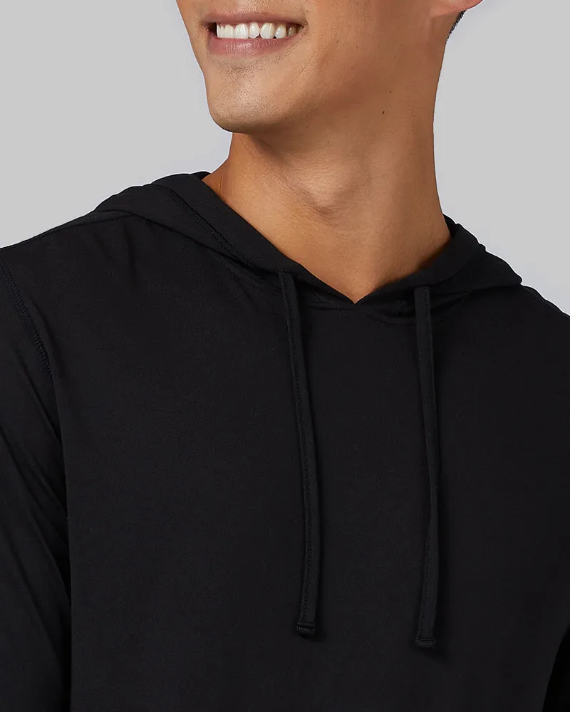 MEN'S COOL LONG SLEEVE HOODED T-SHIRT