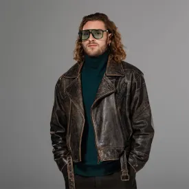 Men's Vintage Leather Jacket | KC Leather Signature Range - Sean