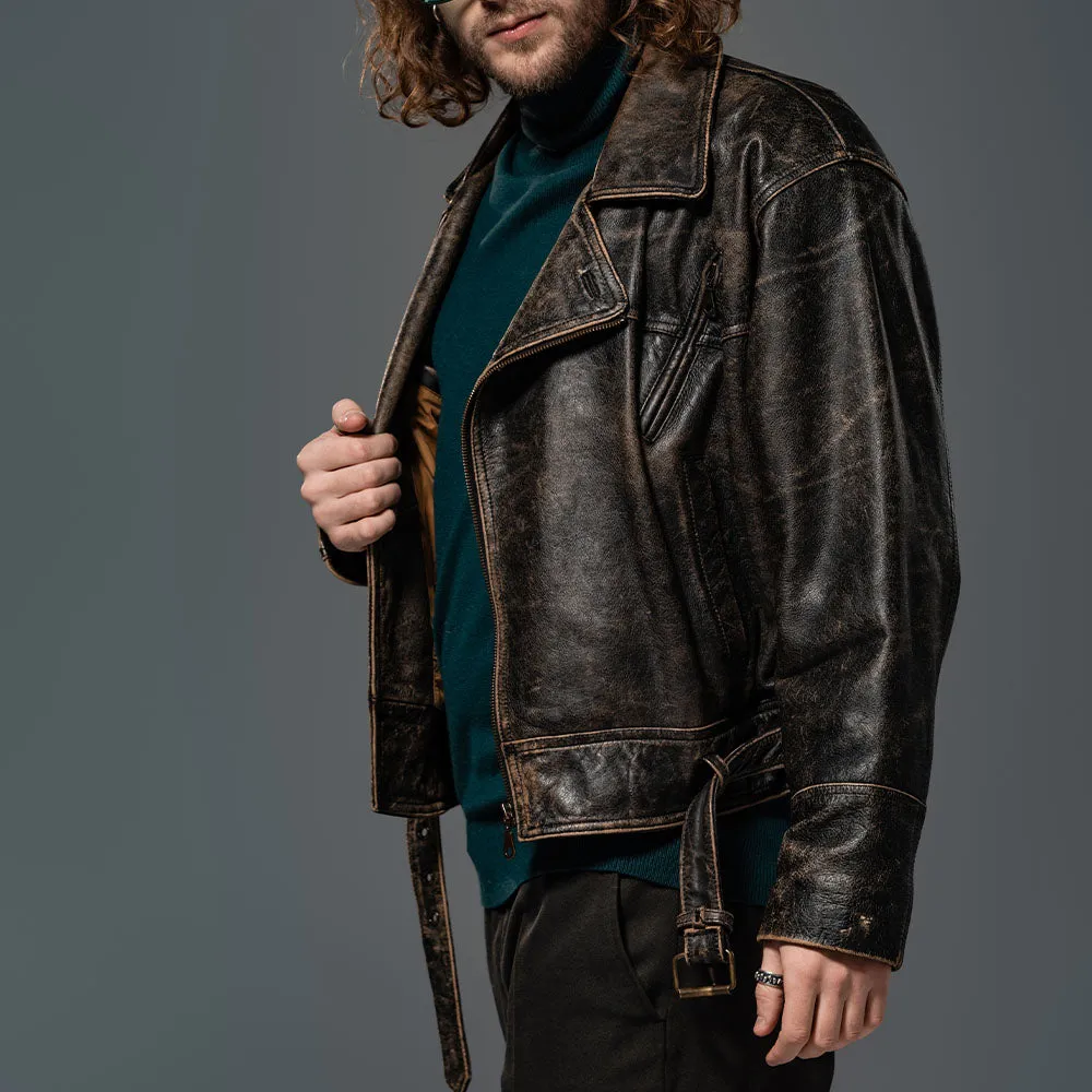 Men's Vintage Leather Jacket | KC Leather Signature Range - Sean