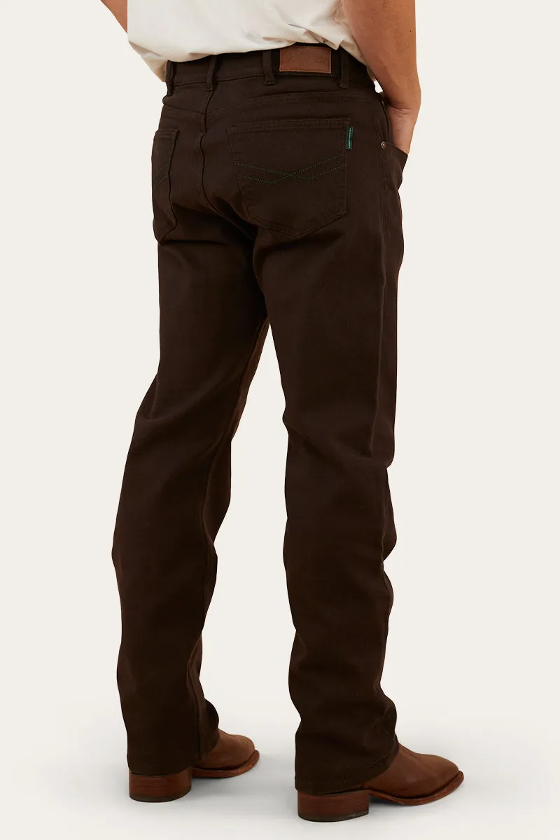 Muster Mens Slim Straight Fit Jean - Chocolate