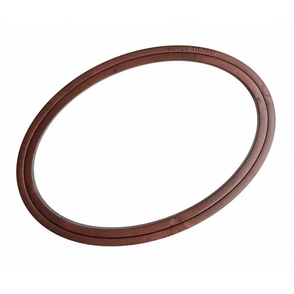 Nurge Wood Effect Plastic Embroidery Hoop Screwless Oval Brown / Bronze | 170-7