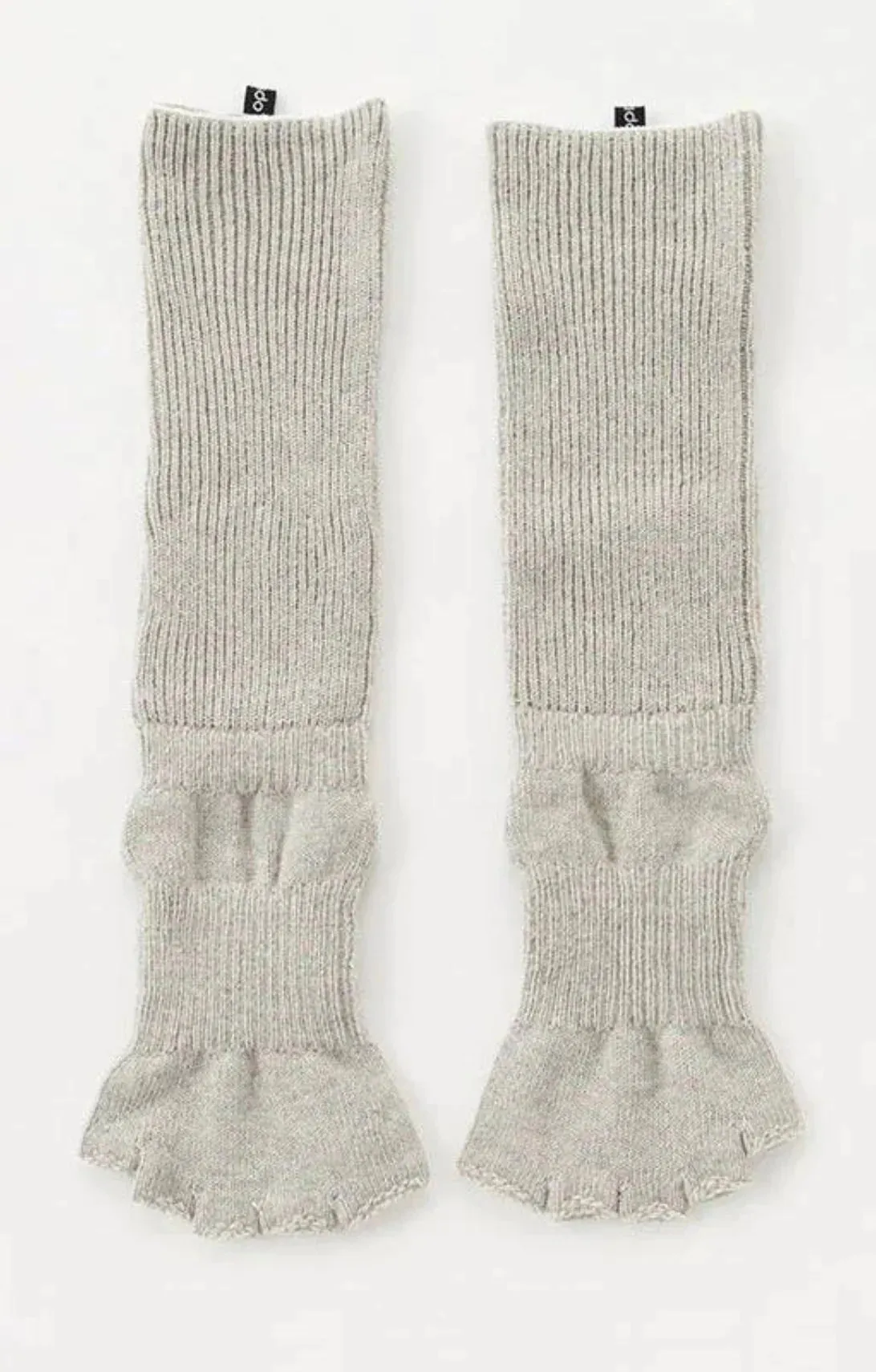 Organic Cotton Botanical Dyed Open Toe and Heel Grip Socks