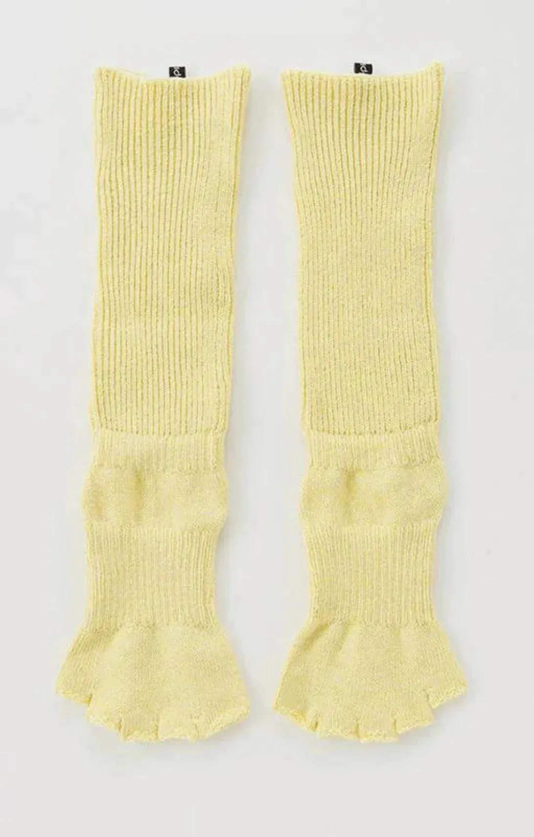 Organic Cotton Botanical Dyed Open Toe and Heel Grip Socks