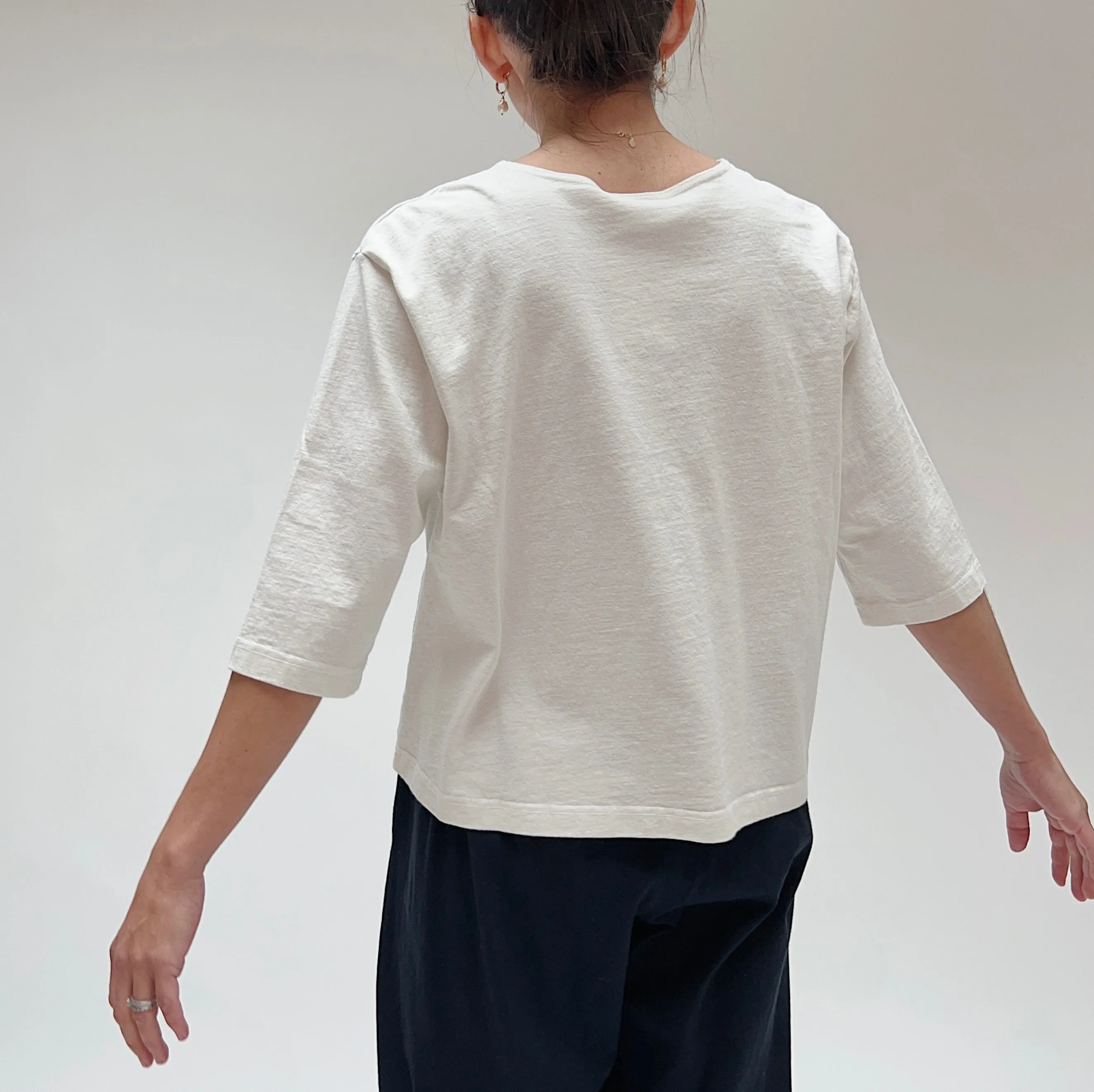 Pacific Cotton | Boxy Shirt in Milk