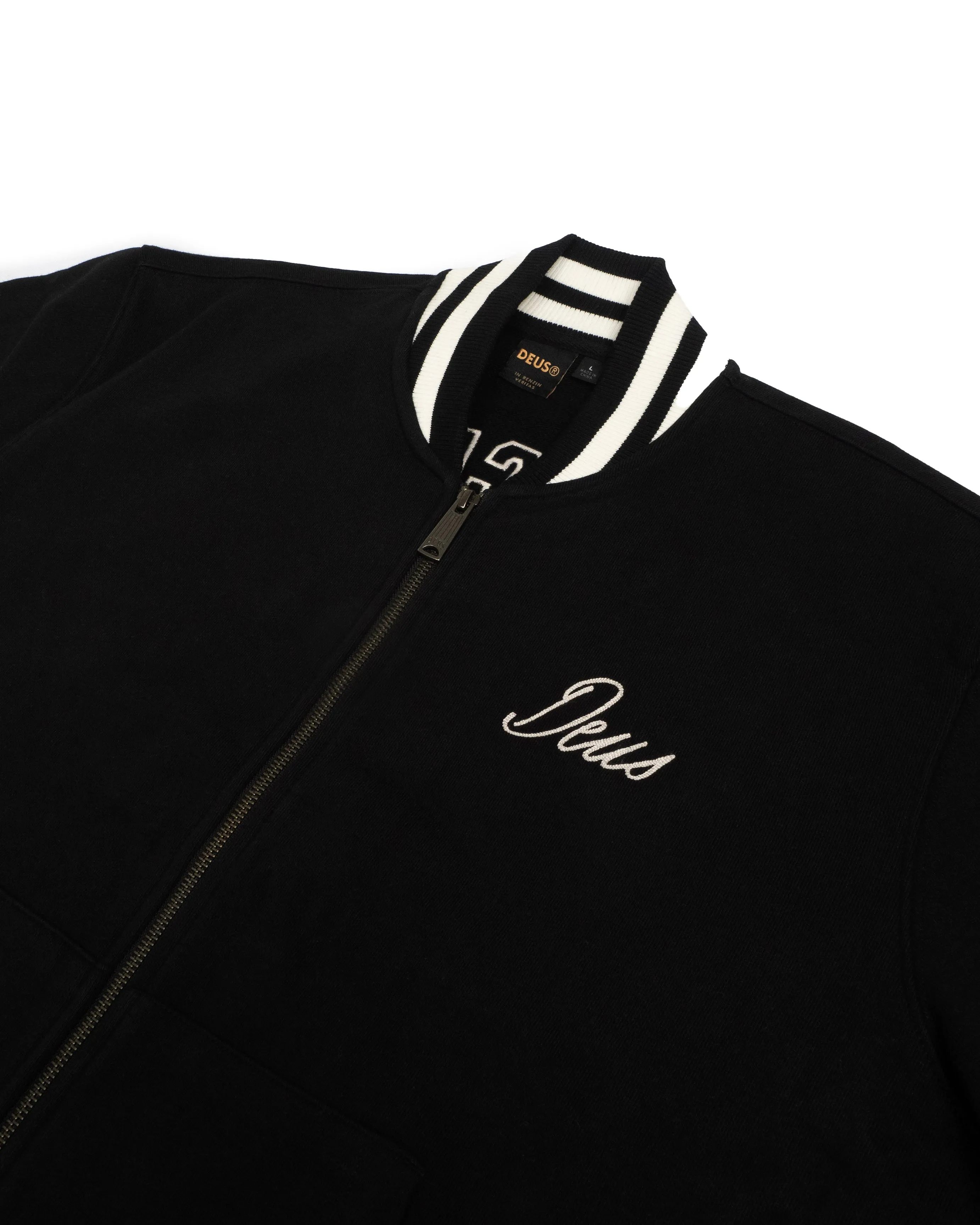 PATRON FLEECE BOMBER - BLACK