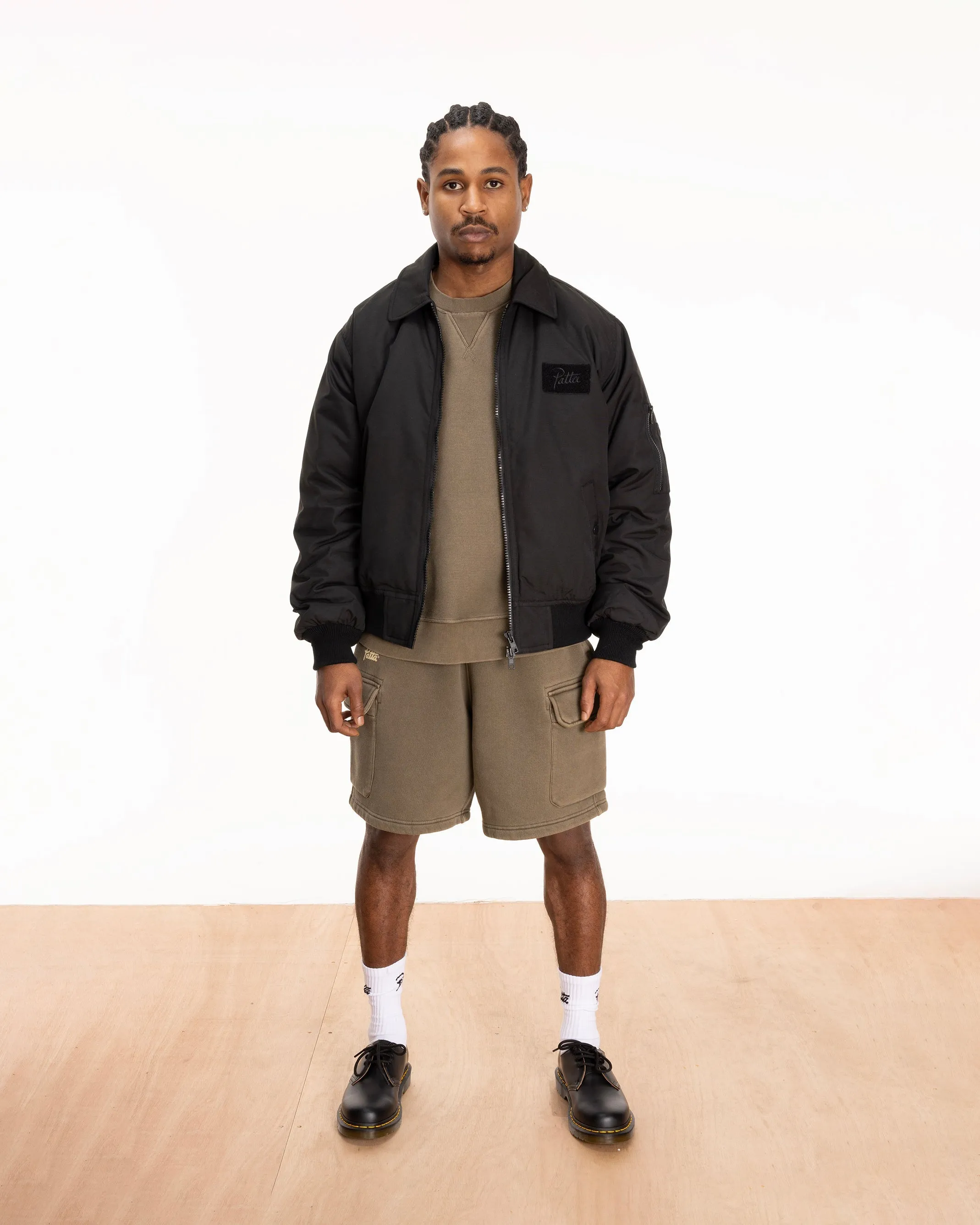 Patta Jet Bomber Jacket (Black)