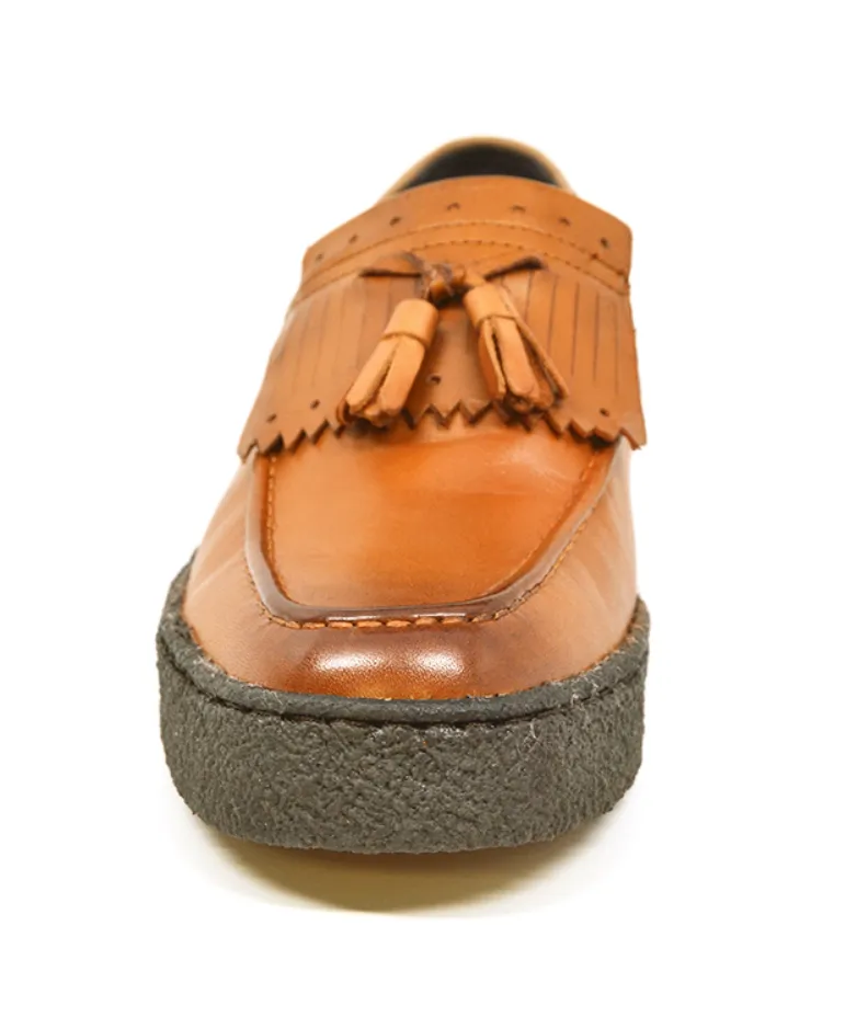 Playboy Cruise Leather Shoe - Sophisticated Old School Style with Tassel Detailing