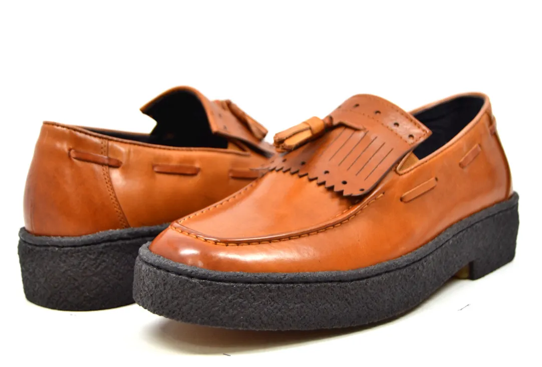 Playboy Cruise Leather Shoe - Sophisticated Old School Style with Tassel Detailing