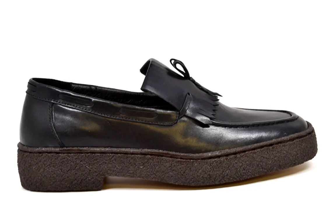 Playboy Cruise Leather Shoe - Sophisticated Old School Style with Tassel Detailing