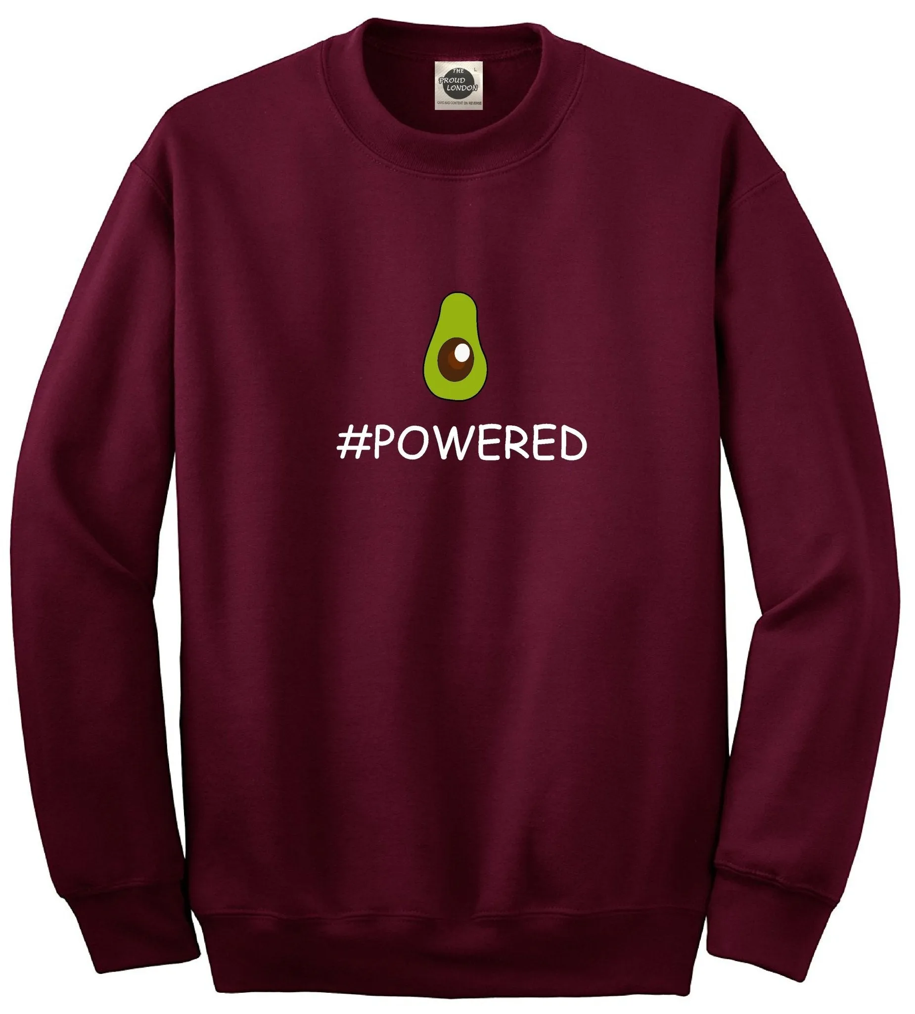 Powered by Avocado || Unisex Crewneck Sweatshirt