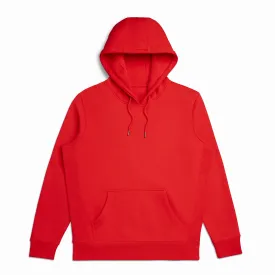 Primary Red Organic Cotton Hooded Sweatshirt