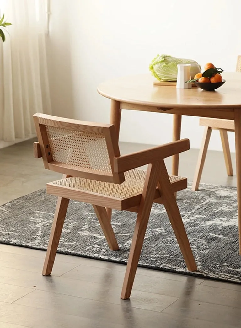 Replica Chandigarh Solid Wood Dining Chair