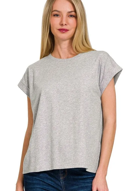 Rolled Sleeve T-Shirt