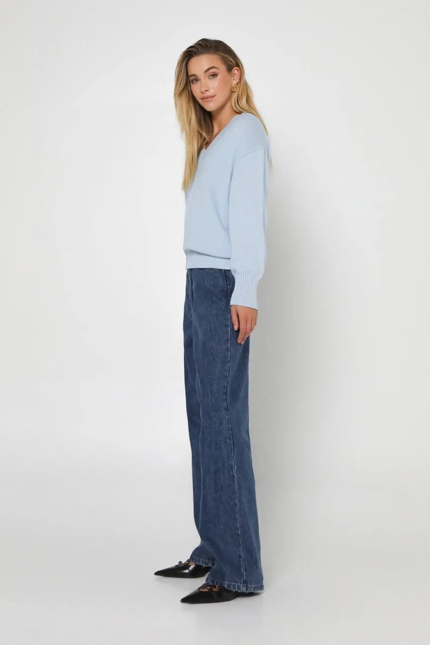 Rumi Knit Jumper | Powder Blue