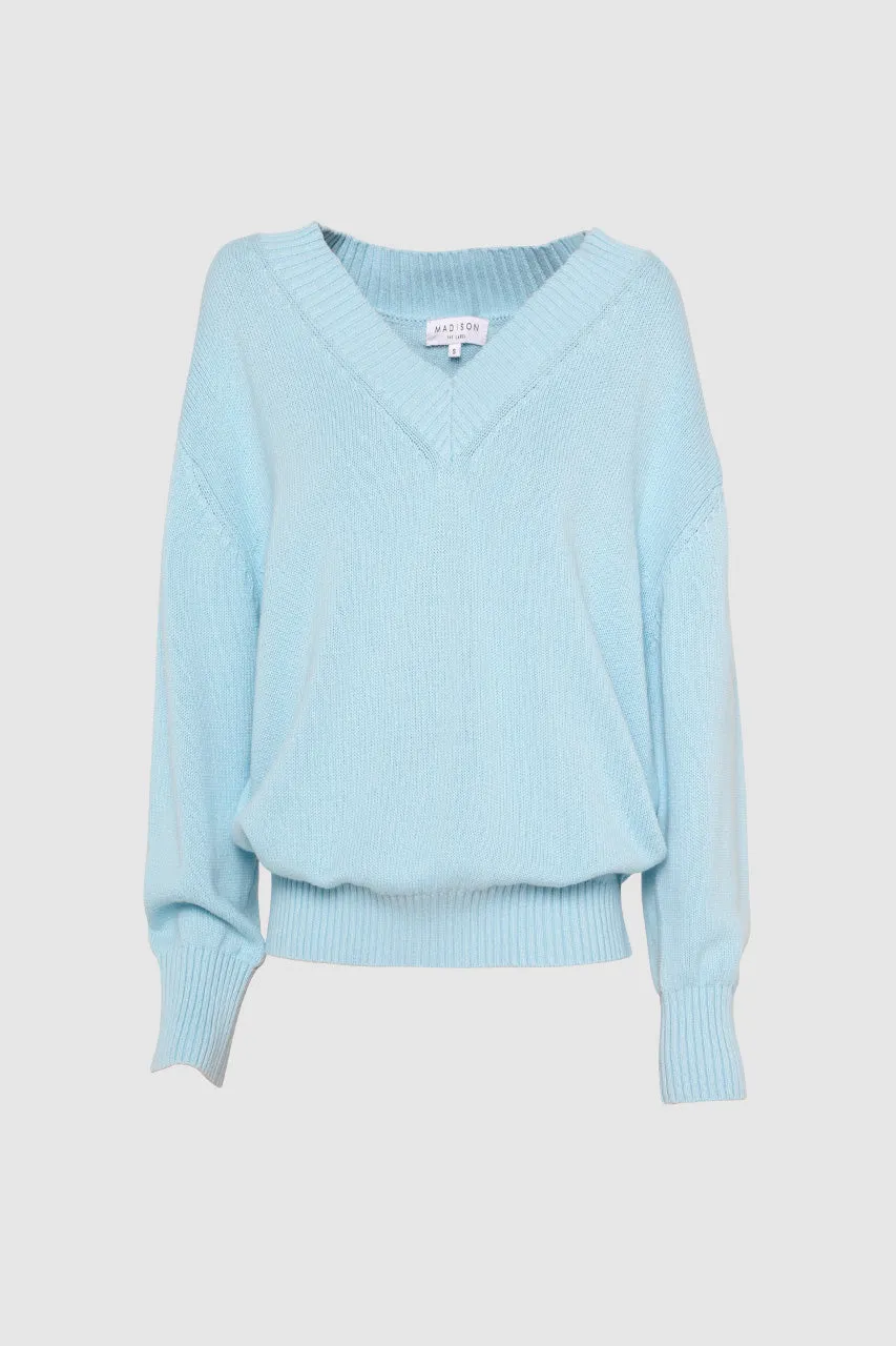 Rumi Knit Jumper | Powder Blue