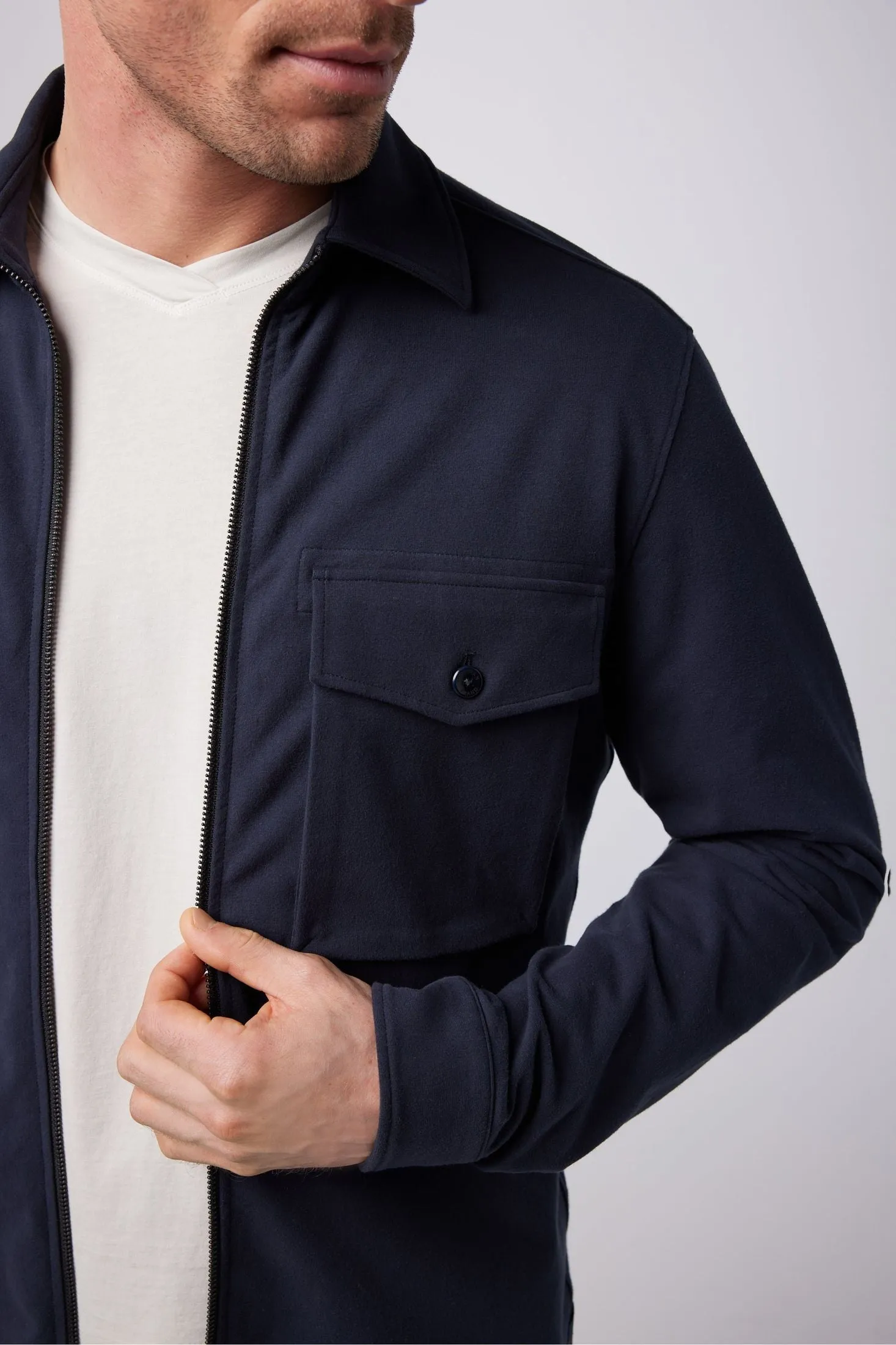 TKY Shirt Jacket | Premium Cotton Jersey