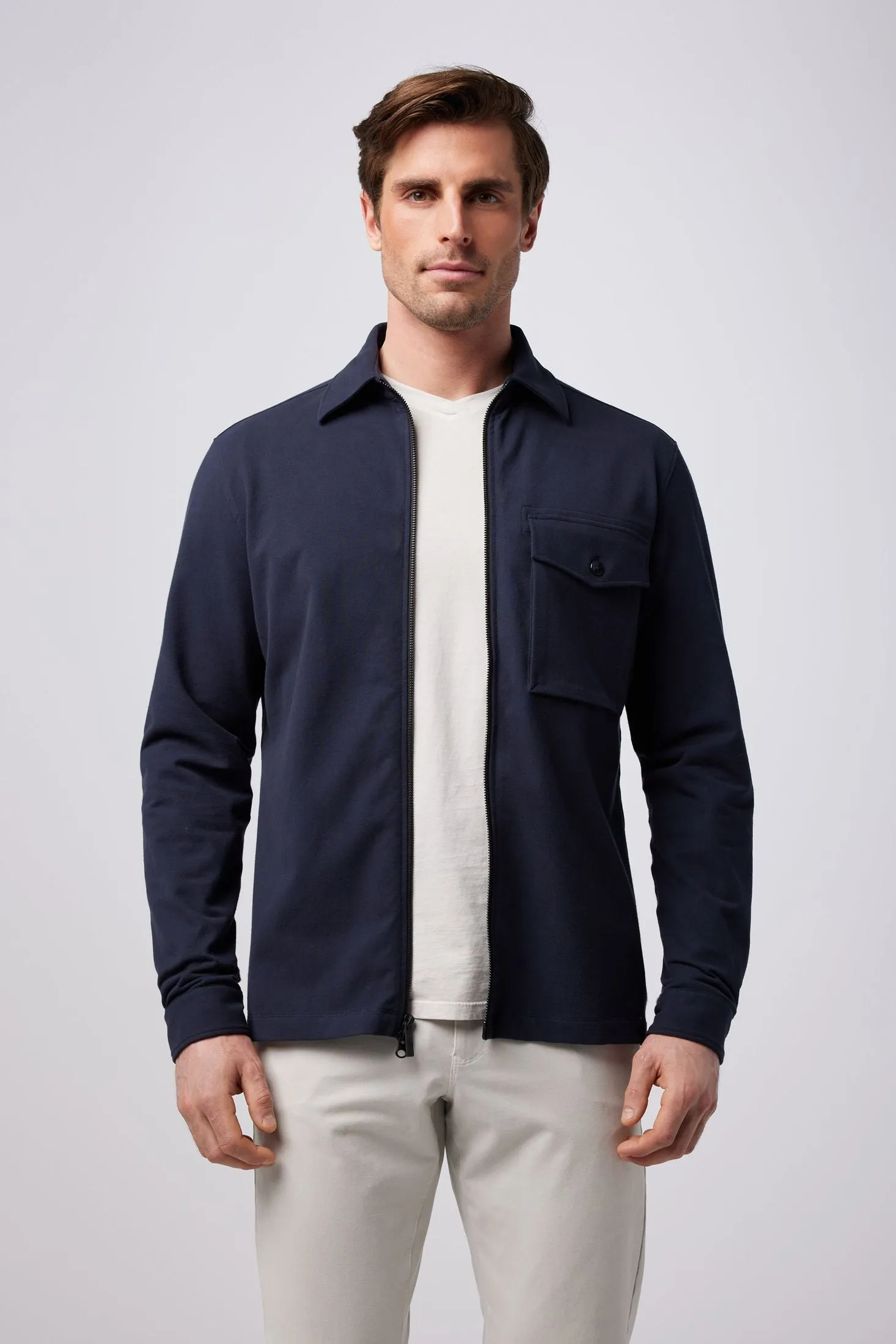 TKY Shirt Jacket | Premium Cotton Jersey