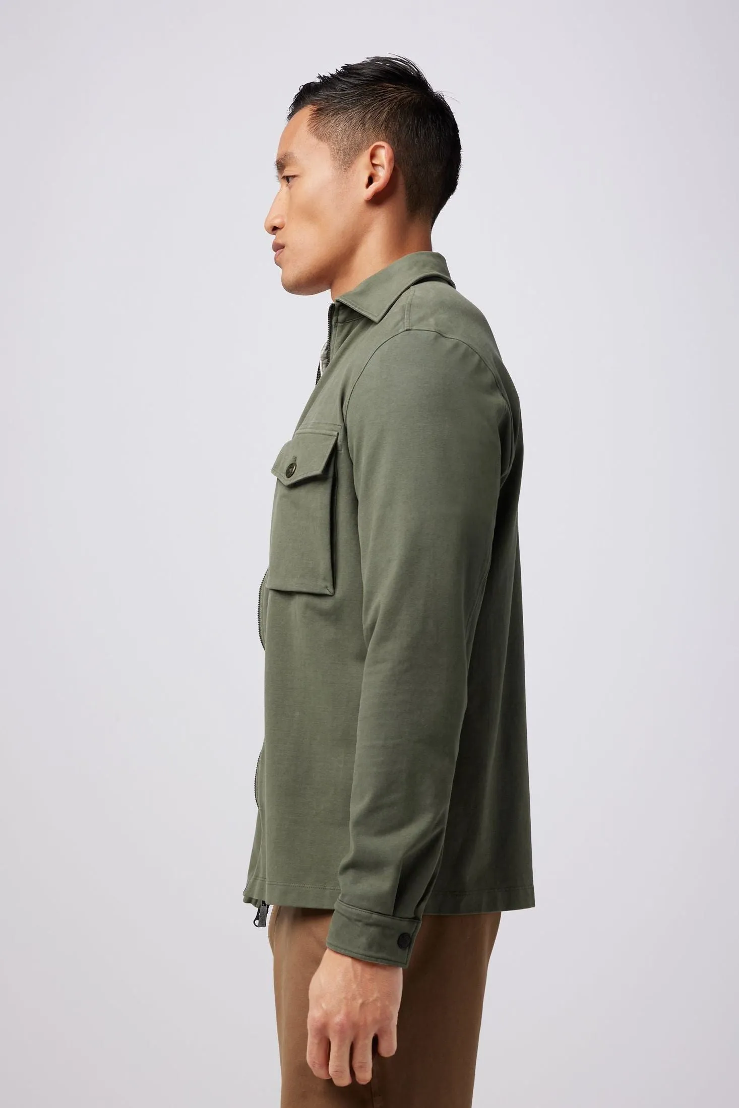 TKY Shirt Jacket | Premium Cotton Jersey