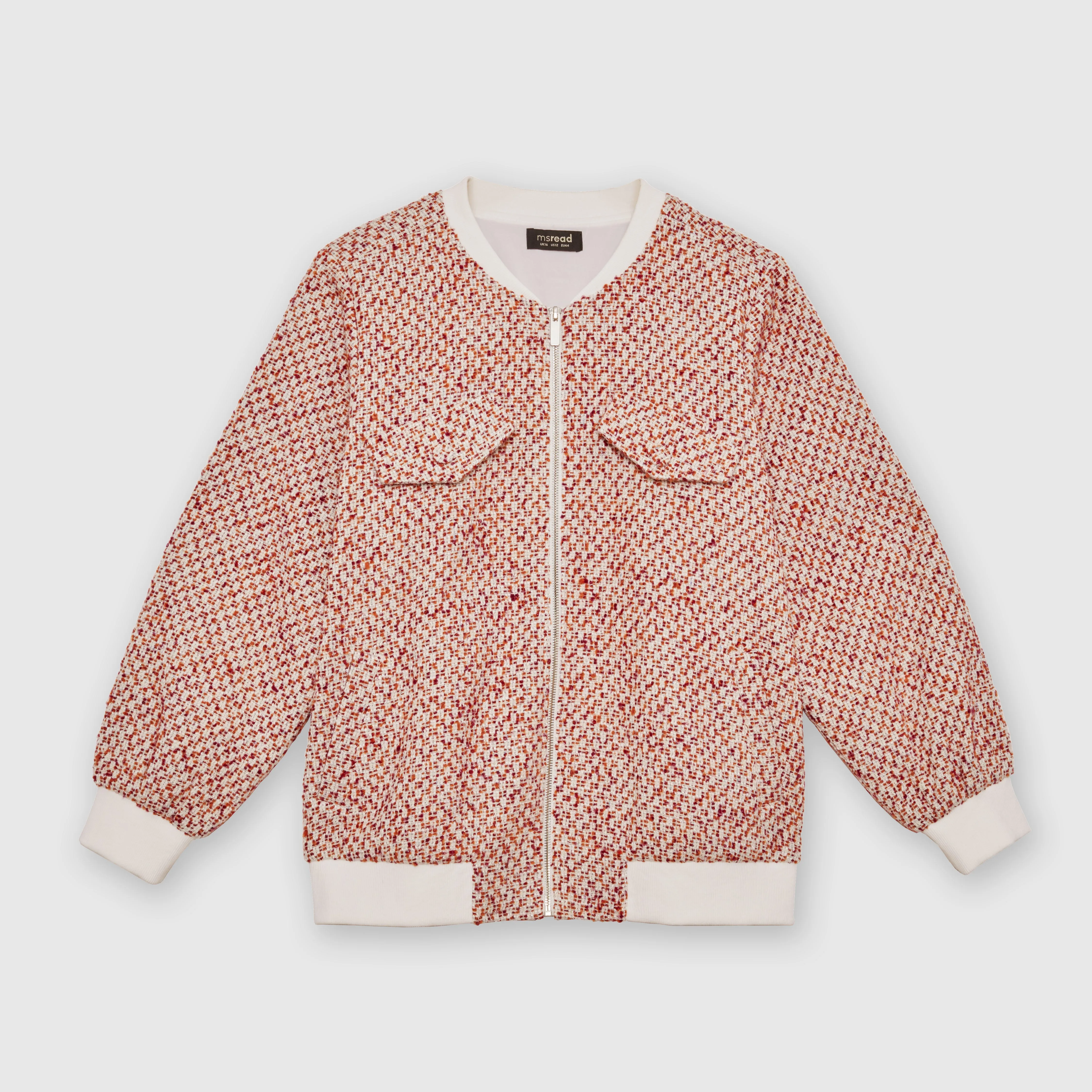 Tweed Bomber Jacket