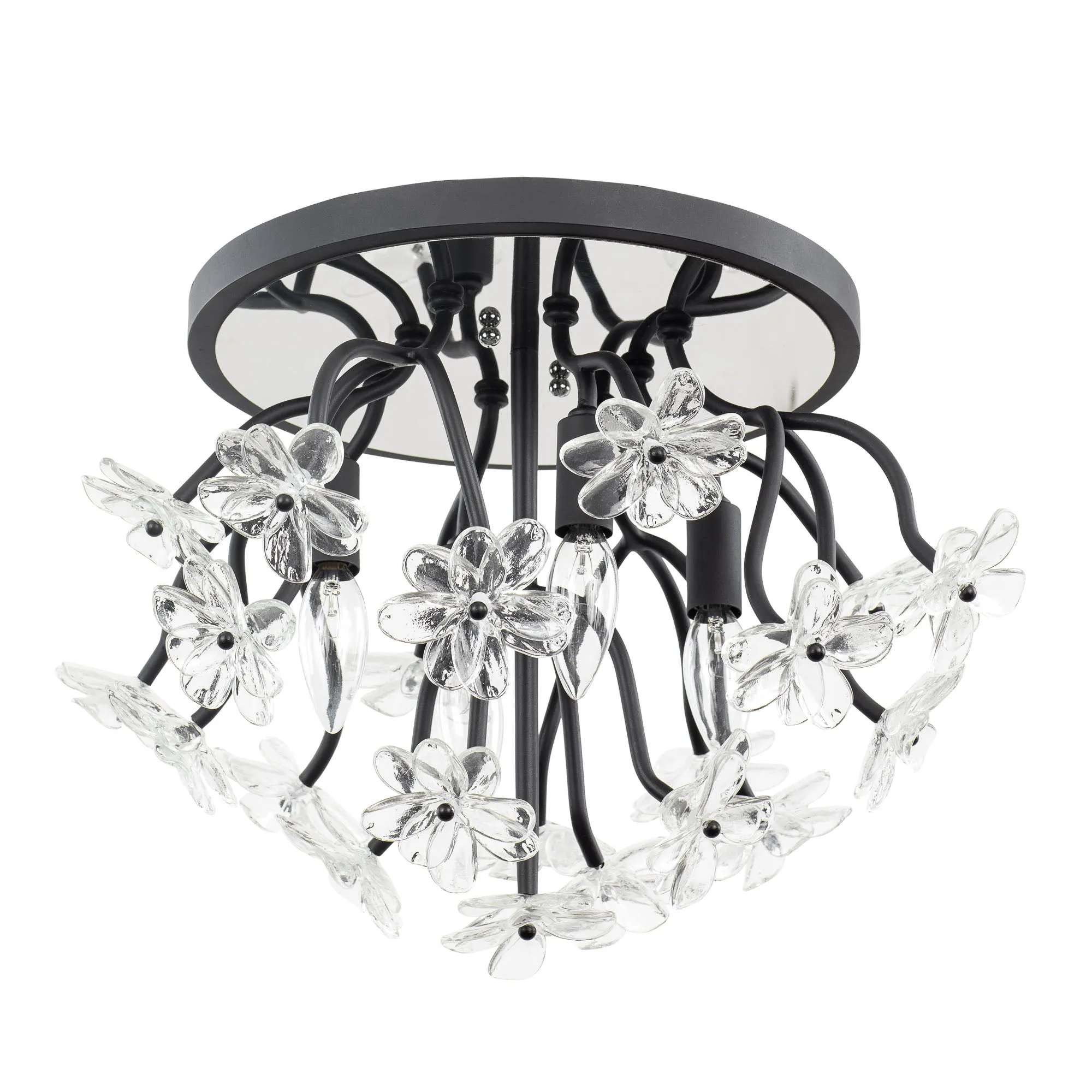 Wildflower 378S04MB 4-Light Ceiling Light - Matte Black