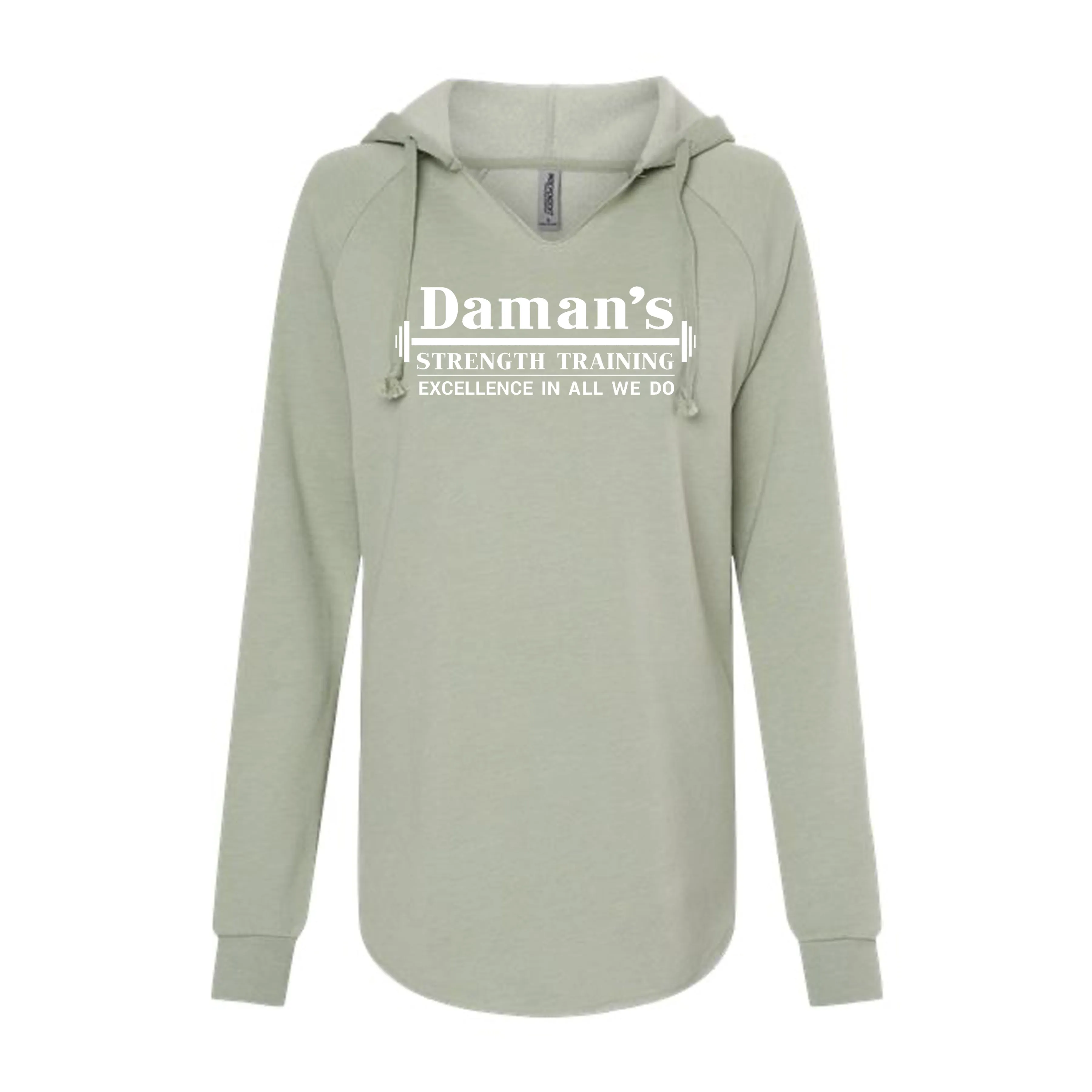 Womens Light Wave Wash Hooded Sweatshirt